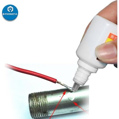 20ml Stainless Steel Liquid Flux Liquid Solders Water Durable Soldering Paste Flux Flow Welders Liquid Welders Metal PCB Solder