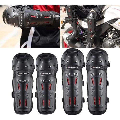 4pcs Motorcycle Cycling Elbow Knee Pads Guard Protector Protective Gear Anti-skid Wear-resistant Guard