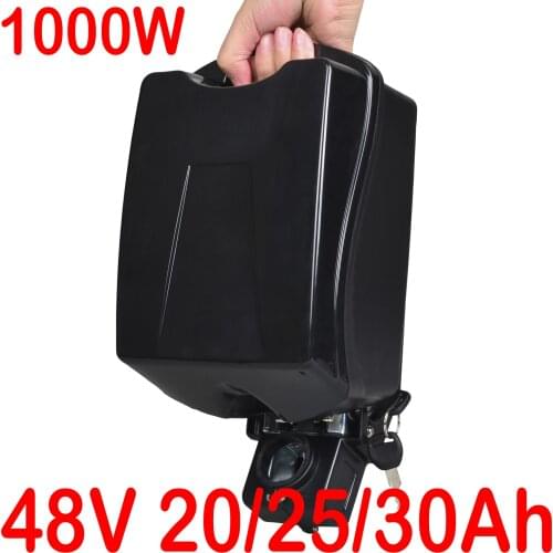 US EU NO Tax 48V 1000W battery pack 48v 20ah electric bike battery 48V 20AH lithium battery with 30A BMS and 54.6V 2A charger