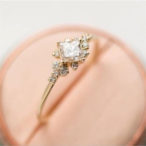 DHZALL Women's Gold Rings