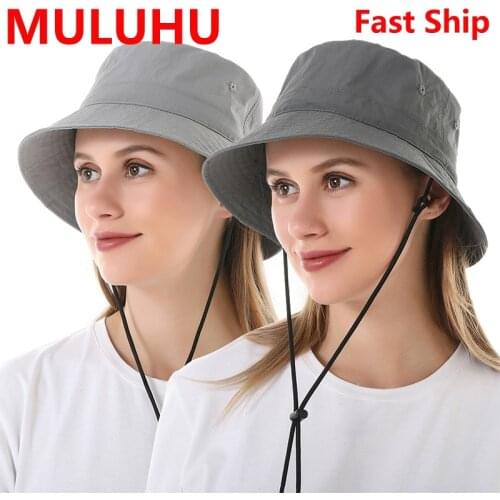 Men WomanCotton Double-Sided Solid Color Beach Cap Summer Panama Fashion Fold Sun Fishing Fisherman Hats Womens Bucket Hat