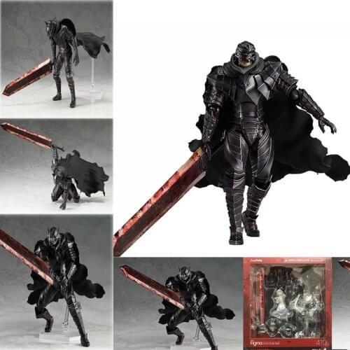 Berserk Figure Beruseruku Figma 410 Black Swordman Berserk Guts Berserk Action Figure Collectable Model Toy Doll