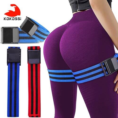 KoKossi BFR Fitness Bands Bodybuilding Blood Flow Restriction Bands Arm Leg Wraps Fast Muscle Growth Weightlifting Protection