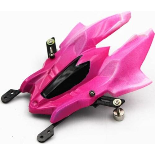 1Set MANTA RAY Car Cowl Painted Soft Car Shell/Body Lantern Mass Damper Hanger Kit for Tamiya Mini 4WD Racing Car Model