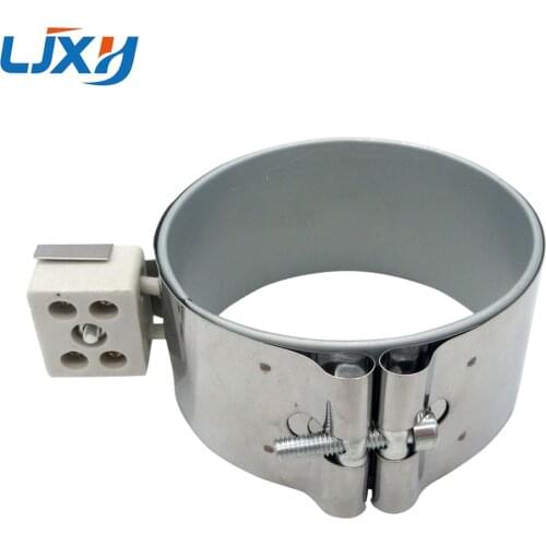 LJXH 100x30mm/40mm/45mm/50mm/55mm Ceramic Band Heater Electric Element Stainless Steel AC220V110V380V 260W/350W/400W/450W/480W