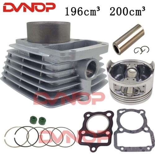 Motorcycle Cylinder Piston Ring Gasket Kit 63.5mm Bore 196cm3 For Zongshen CG200 CG 200 Air-cooled Engine Spare Parts