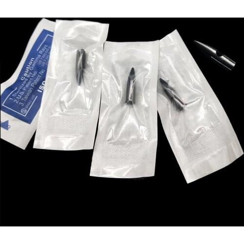 100pcs Tattoo Needle Tips Black 1R Needle Caps For Permanent Makeup Dragon/Mosaic/Merlin Tattoo Machine