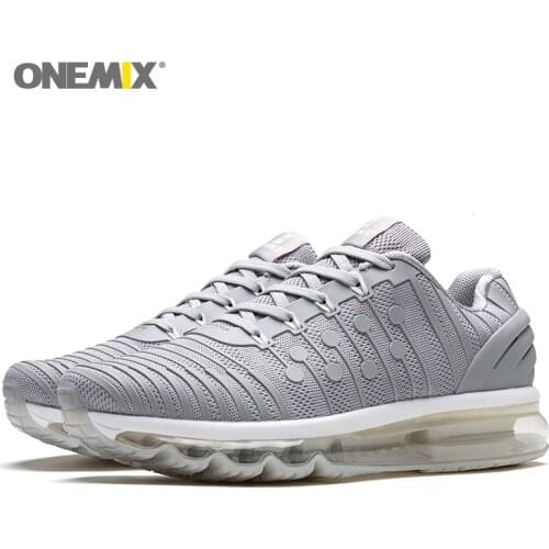 ONEMIX Running shoes for Mens Breathable Mesh Air Cushion Sneakers Outdoor Sports Shoes Walking Jogging Training shoes