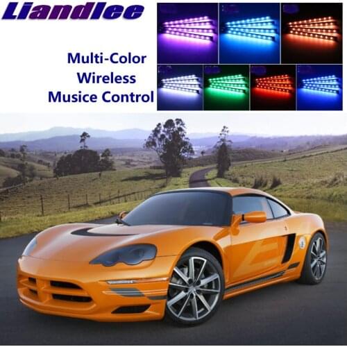 LiandLee Car Glow Interior Floor Decorative Seats Accent Ambient Neon light For Dodge EV