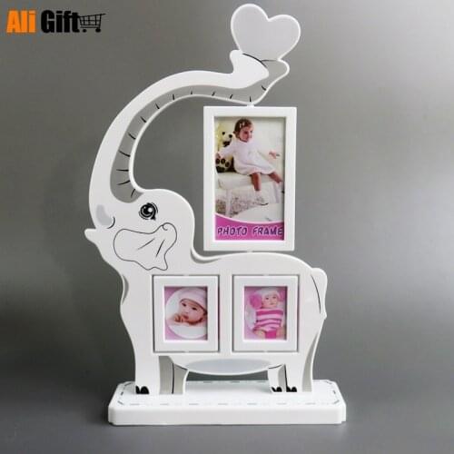 Hot Creative Wall Hanging Childrens Photo Frame Set Table Giraffe Elephant Baby Photo Frame Combination Photo Photo Frame