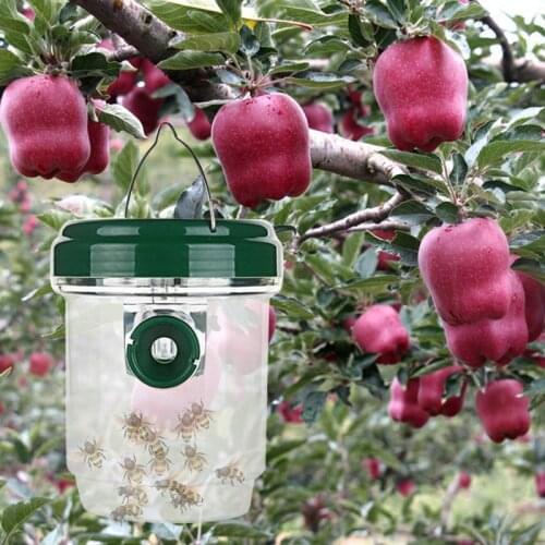 Solar LED Gardening Fly Trap Insect Trap Drosophila Fruit Fly Wasp Non-Toxic Insect Repellents Garden Park Insect Catcher Tool