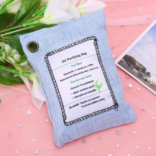 M5TF 100g Bamboo Charcoal Home Car Air Freshener Purifier Activated Carbon Shoes Deodorant Absorber Bag