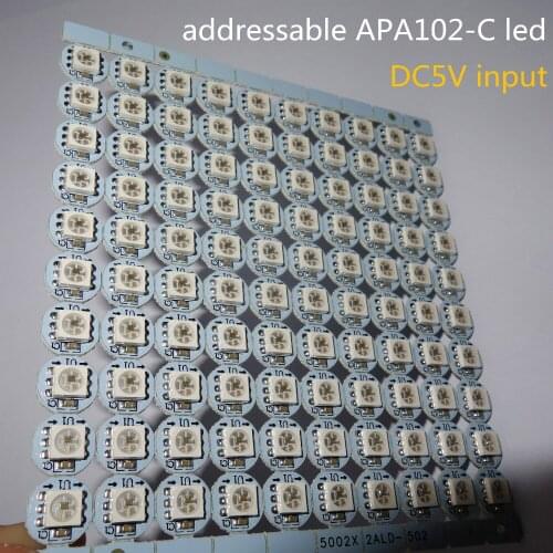 Addressable APA102-C led with heatsink(10mm*3mm);DC5V input