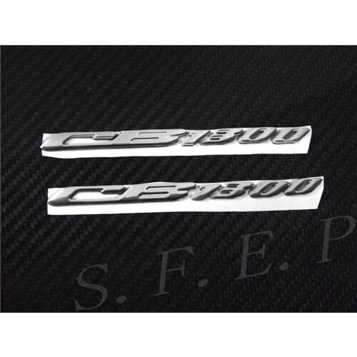 Motorcycle Raised 3D Silver Decal Emblem Fairing Sticker For Honda CB1300 Sticker