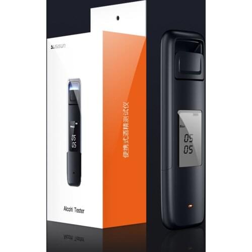 Portable Non-Contact Alcohol Tester with Digital Display Screen , USB Rechargeable BAC Tester with Police Grade High Accuracy