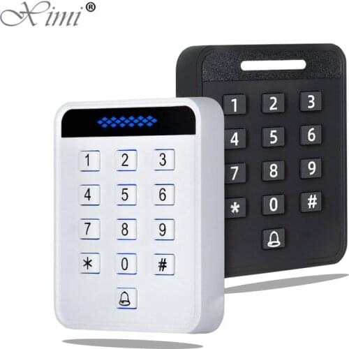 ZK 125KHz RFID Access Control Keypad EM Card Reader Door Access Control System Door Electric Lock Opener Keyboard System
