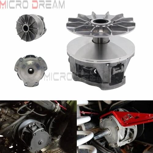Silver Aluminum Complete Pulley Primary Drive Clutch 1322743 Replacement For Polaris RZR 800 RZR800 2008-2009