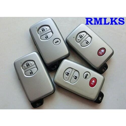 BRAND NEW Replacement Shell Keyless Entry Smart Remote Key Case Fob 2BTN For TOYOTA Camry Crown Highlander Prado With Blade