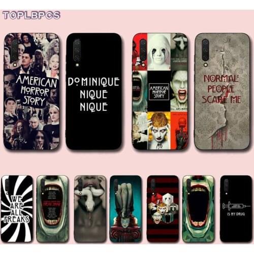 TOPLBPCS American Horror Story TV Soft Phone Cover for Xiaomi mi 5 6 plus 6x 8 8se 8lite 9 9se 5x 10 pro note10lite