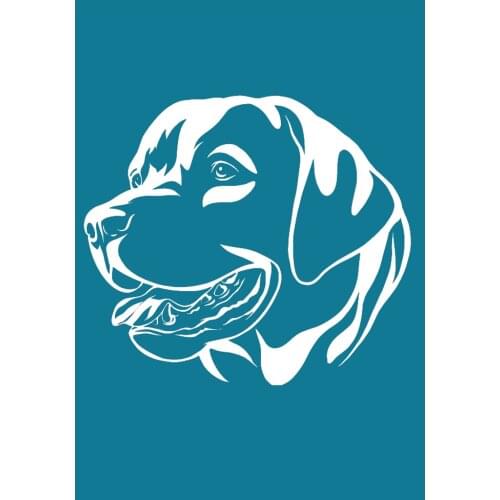 8.5 X 11" Reusable Self- Adhesive Silk Screen Stencils Labrador Dog Home Decoration Pillow Photo Craft Mesh Transfers Film