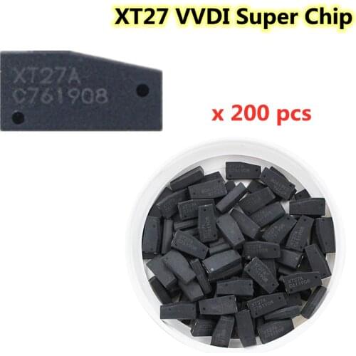 200pcs Xhorse VVDI Super Chip Transponder for ID46/40/43/4D/8C/8A/T3/47 Chips work with VVDI Mini Key Tool