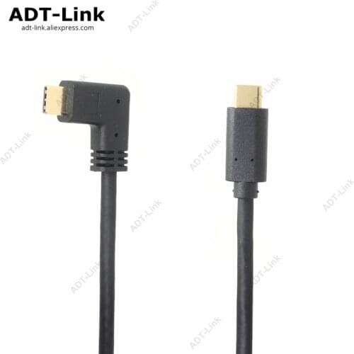 USB Type C Cable for Samsung S9 S8 Fast Charge Type-C Mobile Phone Charging Wire USB C Angled Cable for Xiaomi mi9 Redmi note 7