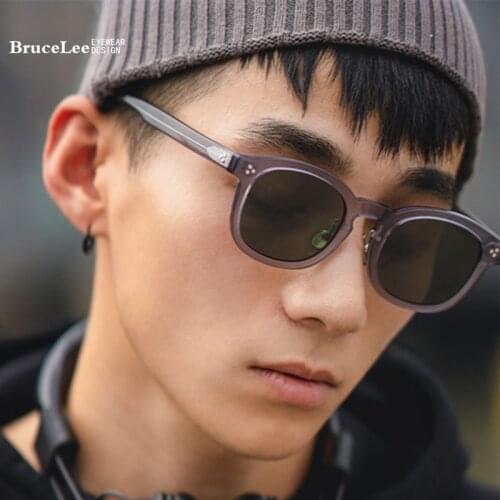 High Quality Acetate Polarized Sunglasses Men Fashion Brand Designer Vintage Square Sun Glasses for Women Goggles Sunglass UV400