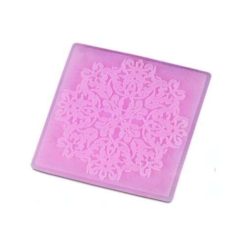 1Pcs Lace Chocolate Candy Jello Silicone Mold Mould Cake Tools Bakeware Sugar Craft D063