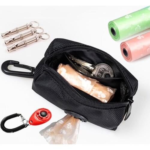1 Pieces Pet Puppy Cat Pick Up Poop Bag Dispenser Portable Dog Poop Waste Bag Holder