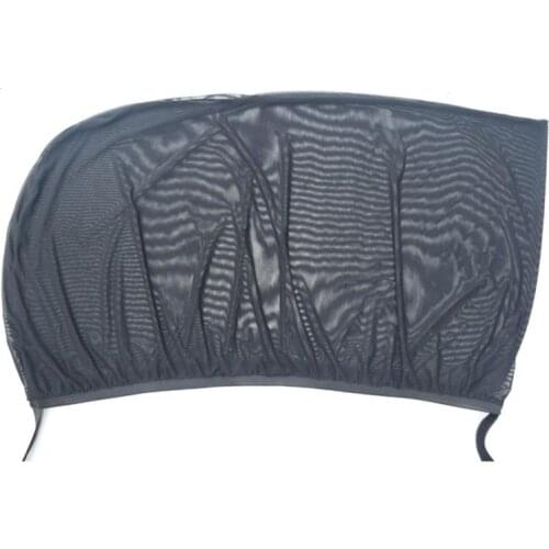 2Pcs Car Sun Visor Rear Side Window Sun Shade Mesh Fabric Sun Visor Anti-mosquito Shade Cover Shield UV Protector Curtain