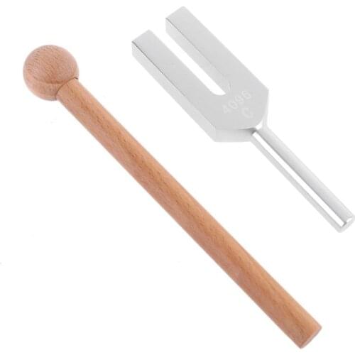 4096Hz Energy Tuning Fork Crystal Aluminum Alloy Healing Sound Vibration Therapy
