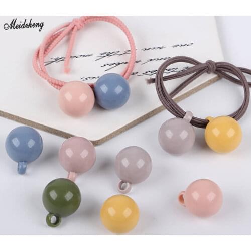 Acrylic Fashion DIY Jewelry Making Beads Hanging Hole Simple Creative Material Popular Same Beads Hair Jewelry Accessory
