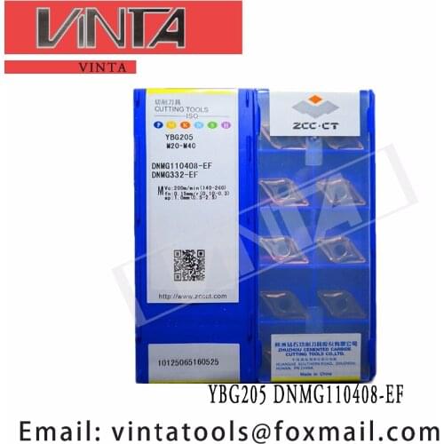 Free shipping high quality 10pcs/lots YBG205 DNMG110408-EF cnc carbide turning inserts
