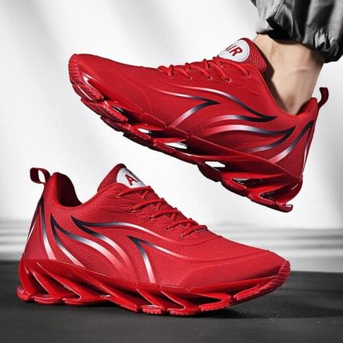 Big Size Outdoor Rubber Sole Sport Shoes Men Sneakers Boy Red Sports Shoes Mens Running Tennis Runners Trainers Sneackers E-829