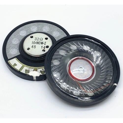 50mm speaker unit Tri - band equalization 32ohms 2pcs