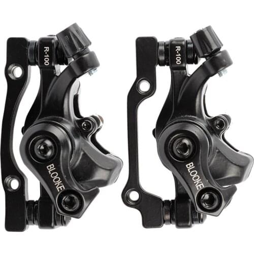 CATAZER MTB Bike Line Disc Brake Mechanical Caliper IS PM Red Double Piston for Mountain Bicycle BMX Scooter