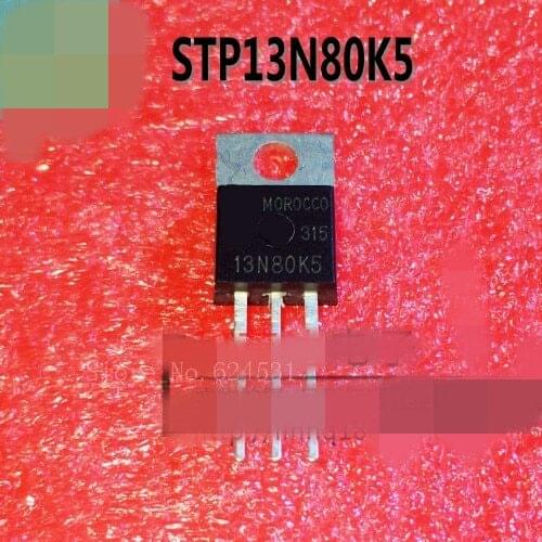 Hot spot 10pcs/lot STP13N80K5 13N80K5 MOSFET in stock
