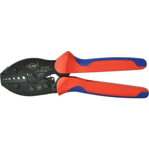 High quality Coaxial Crimping Tool LY-1741 for crimping coaxial cables and optic cables BNC crimp tool wholesale