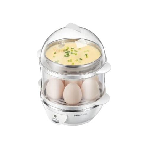 Bear 220V Egg Boilers Multifunctional Stainless Steel Double Boiled Egg