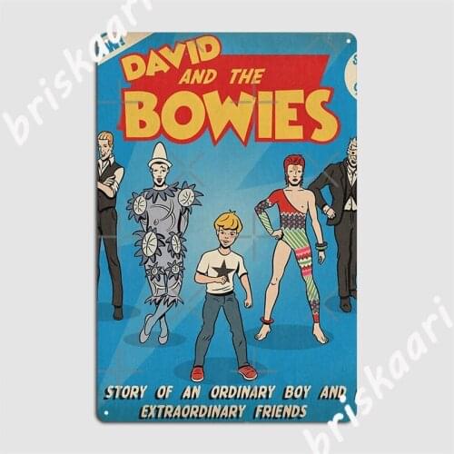 Cartoon David Metal Signs Cinema Kitchen Wall Custom Plaques Tin sign Posters