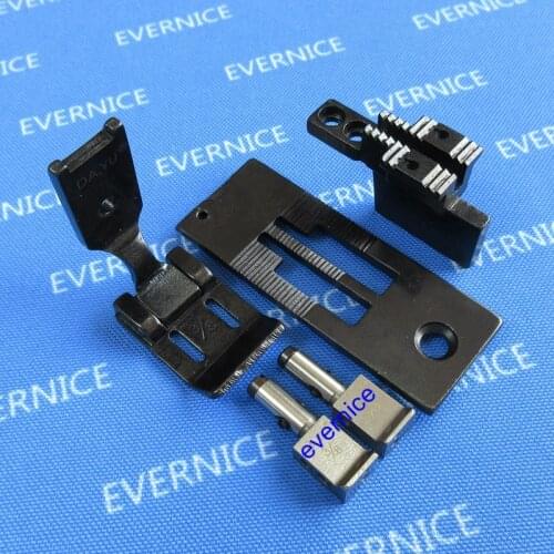 Gauge set feet throat plate needle clamp feeder for Brother LT2-B845-5
