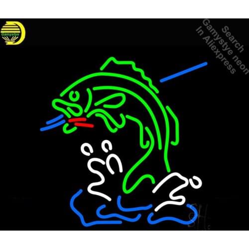 NEON SIGN For Fish neon Light Sign Custom Design Restaurant Station Hotel Neon signs for sale food neon lights for sale Lamps