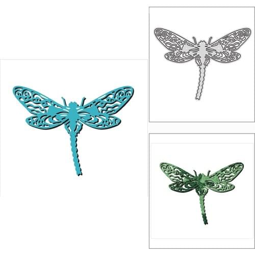 New 2021 Dragonfly Insect Garden Metal Cutting Dies for DIY Scrapbooking and Card Making Decorative Embossing Craft No Stamps