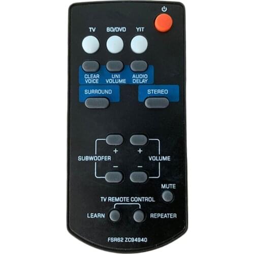 New Replacement Remote Control FSR62 ZC94940 For Yamaha Sound Bar