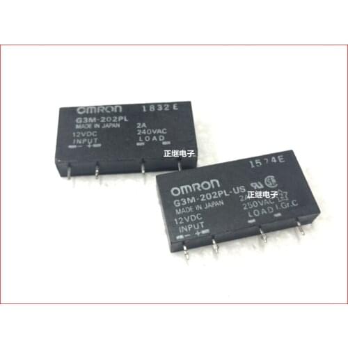 Original solid state relay G3M-202PL 12VDC G3M-202PL-US 12VDC