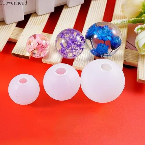 DIY Crystal Epoxy Mold 20mm One Ball Round Sphere Silicone Mold Star Ball Mold Resin Mold Soap Mold Cake Decorating Tools