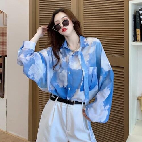 QoerliN Women's Oversized Shirts