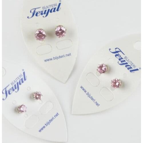 Zircon Engagement Earrings