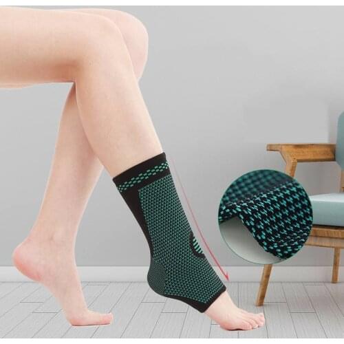 Sport Elastic Knitted Ankle Support Brace Breatable Non-slip Cycling Yoga Basketball Joint Ankle Protector Unisex Sport Guard