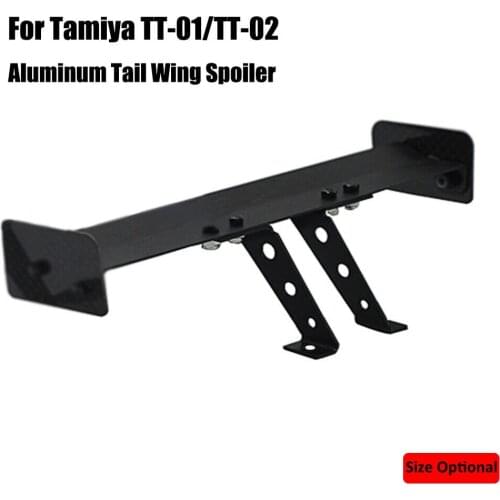 TT-02 Aluminium Tail Wing Spoiler for Tamiya TT-01/TT01E/TT02 HSP 94123 1/10 RC Drift On-Road Car